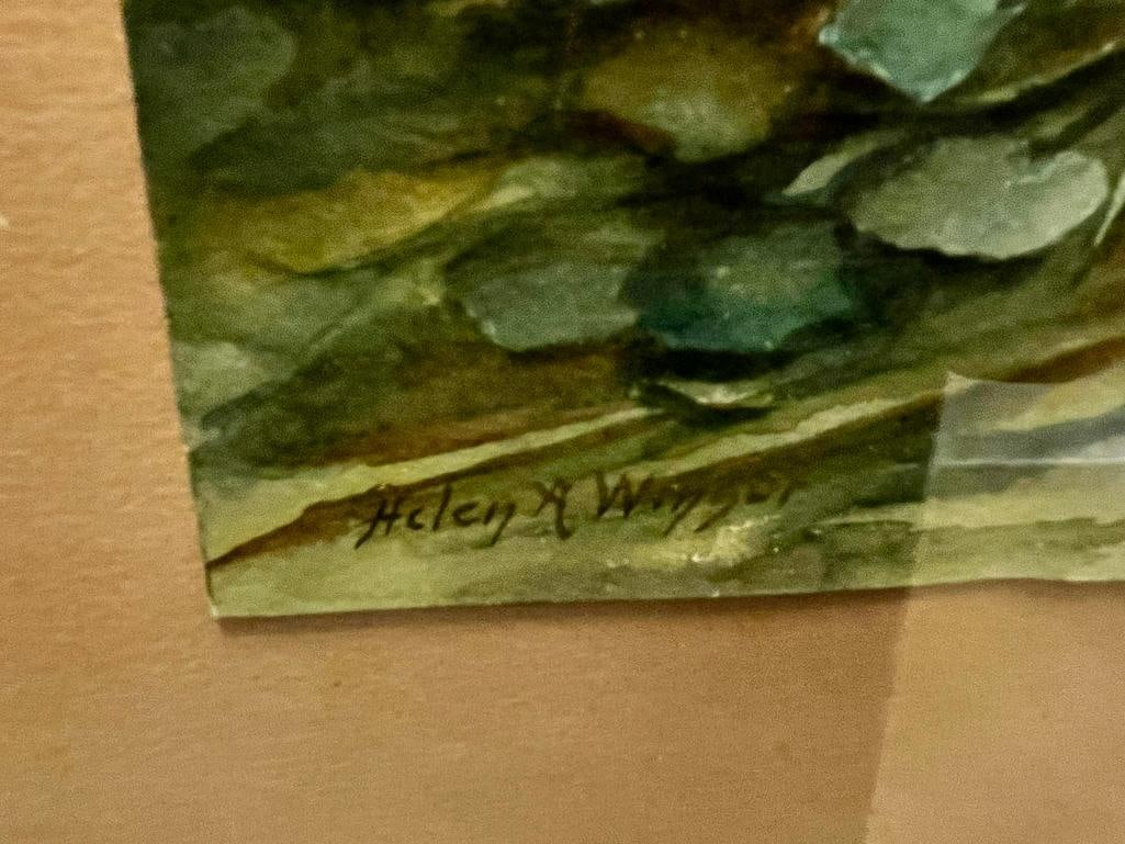 2 signed watercolors - 3