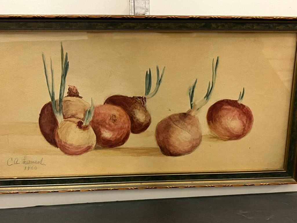 2 signed watercolors - 4