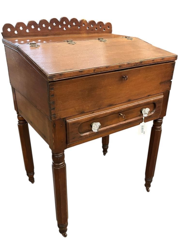 Antique Wood desk (1 of 3)