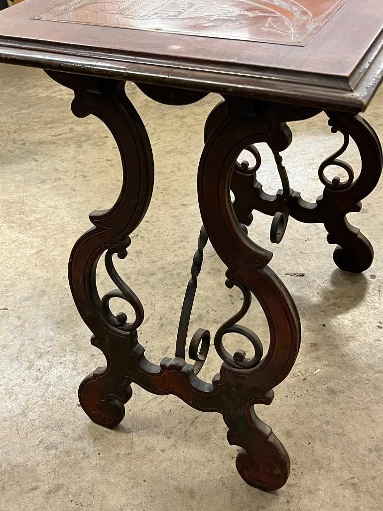 Copper relief table - 4