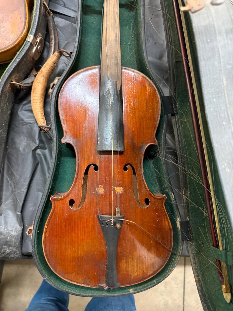 2 Violins with Cases - 2