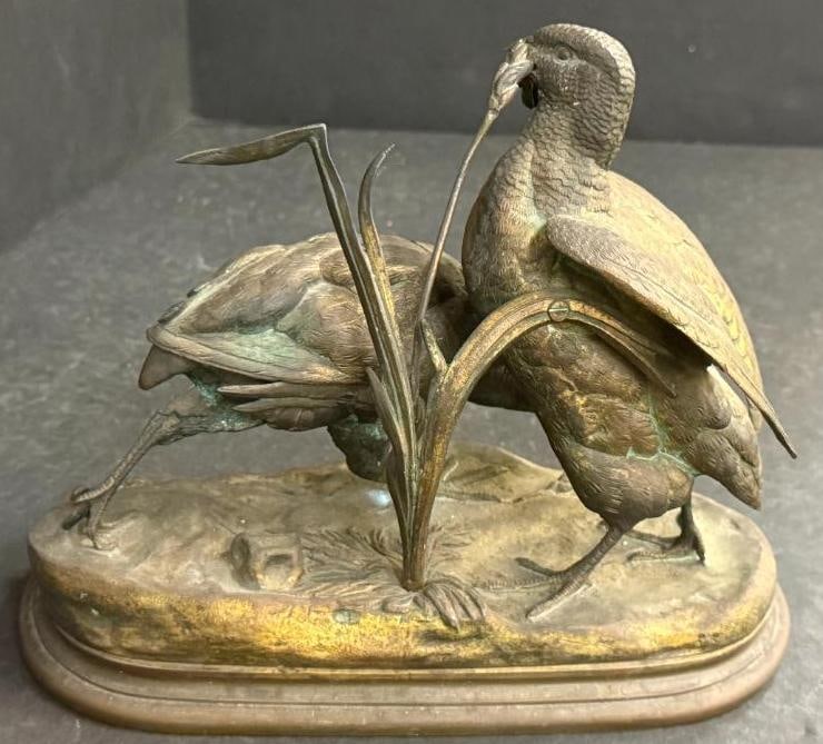 J. Moigniez signed bronze - 4