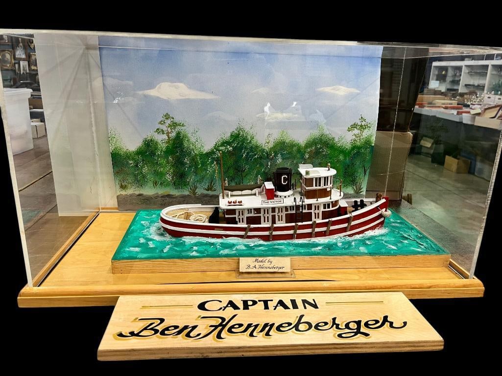 Tugboat model / diorama - 2