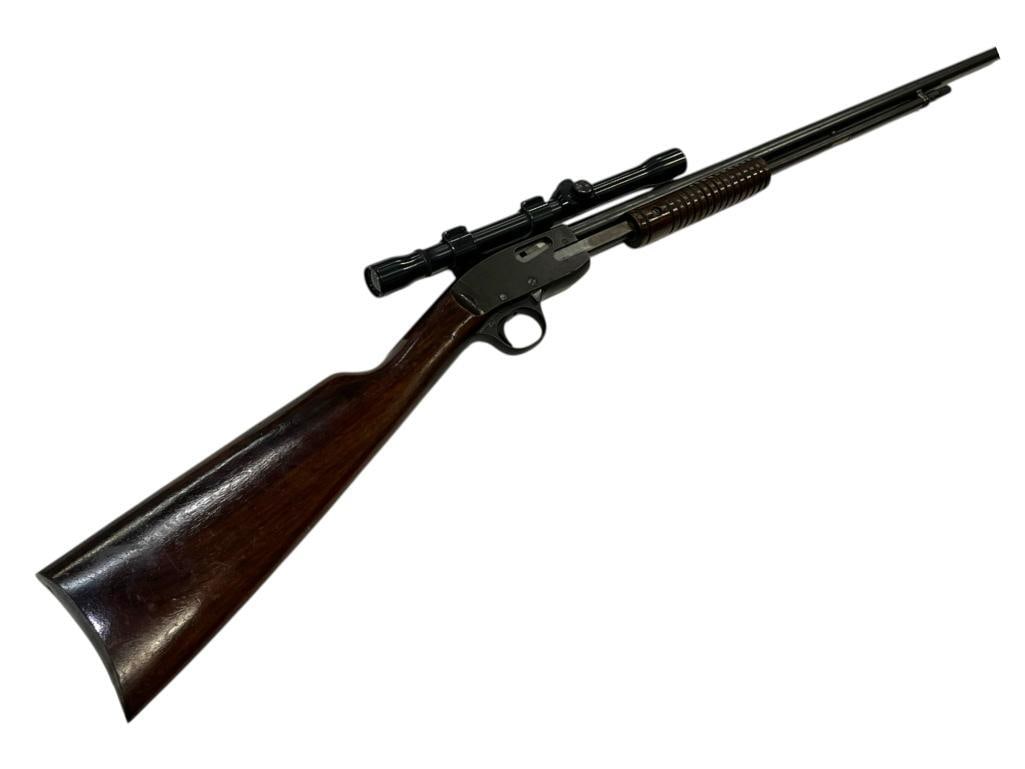 Stevens Model 75 Pump Rifle .22 caliber: Stevens Model 75 Pump Rifle .22 caliber. Serial # 120693.