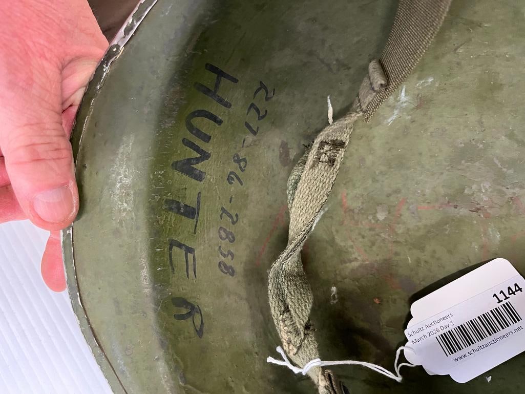 4 U.S. Steel Helmets - 4