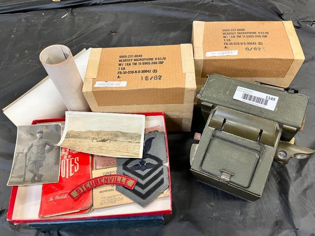 Army Signal Corp headsets, Graflex Combat Graphic 45 etc (1 of 8)