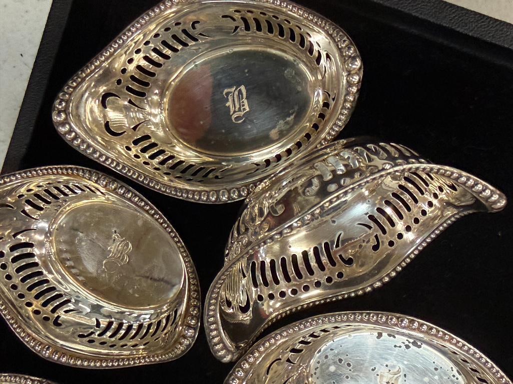 6 Sterling Nut Dishes - 2