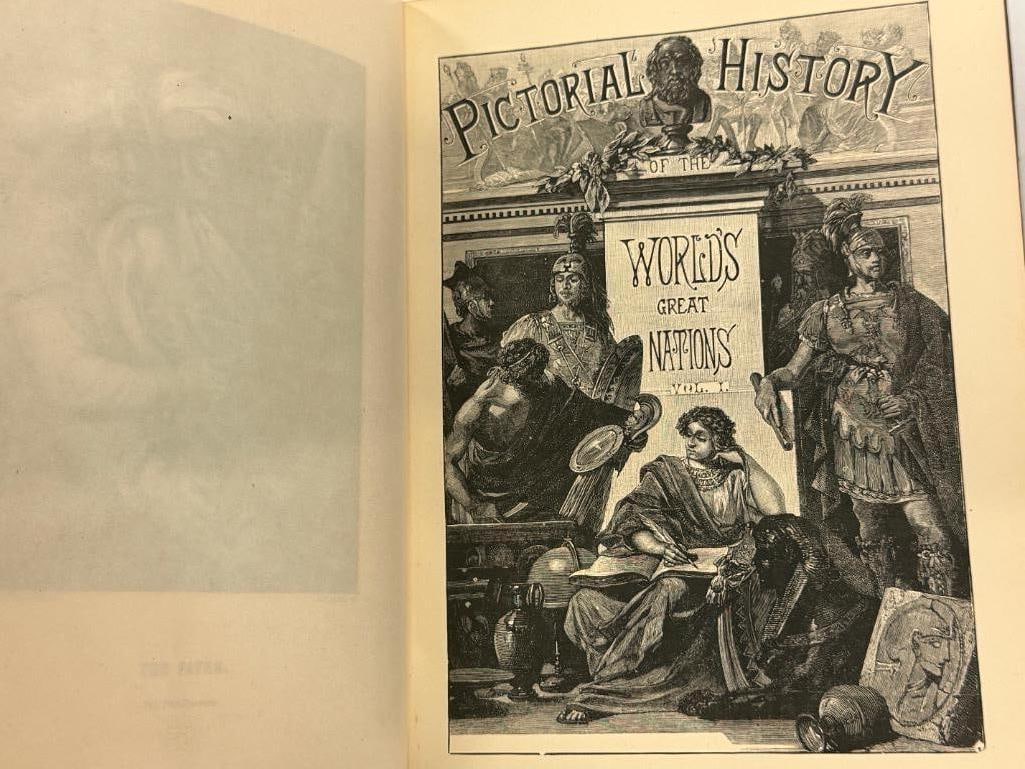 3 volumes 1882 Pictorial History of the World's Great Nations: 3 volumes 1882 Pictorial History of the World's Great Nations by C.M. Yonge.
