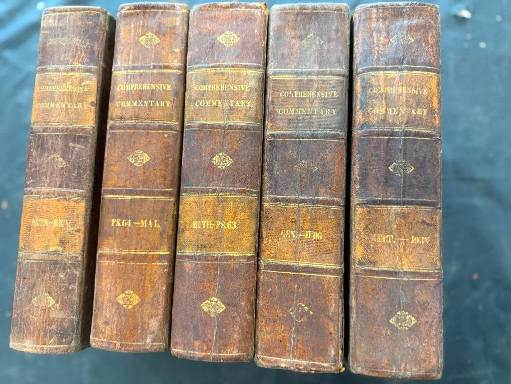 1835 The Comprehensive Commentary on the Holy Bible: 5 Volumes -1835 The Comprehensive Commentary on the Holy Bible.
