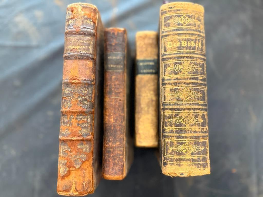 4 Antique Books - 6