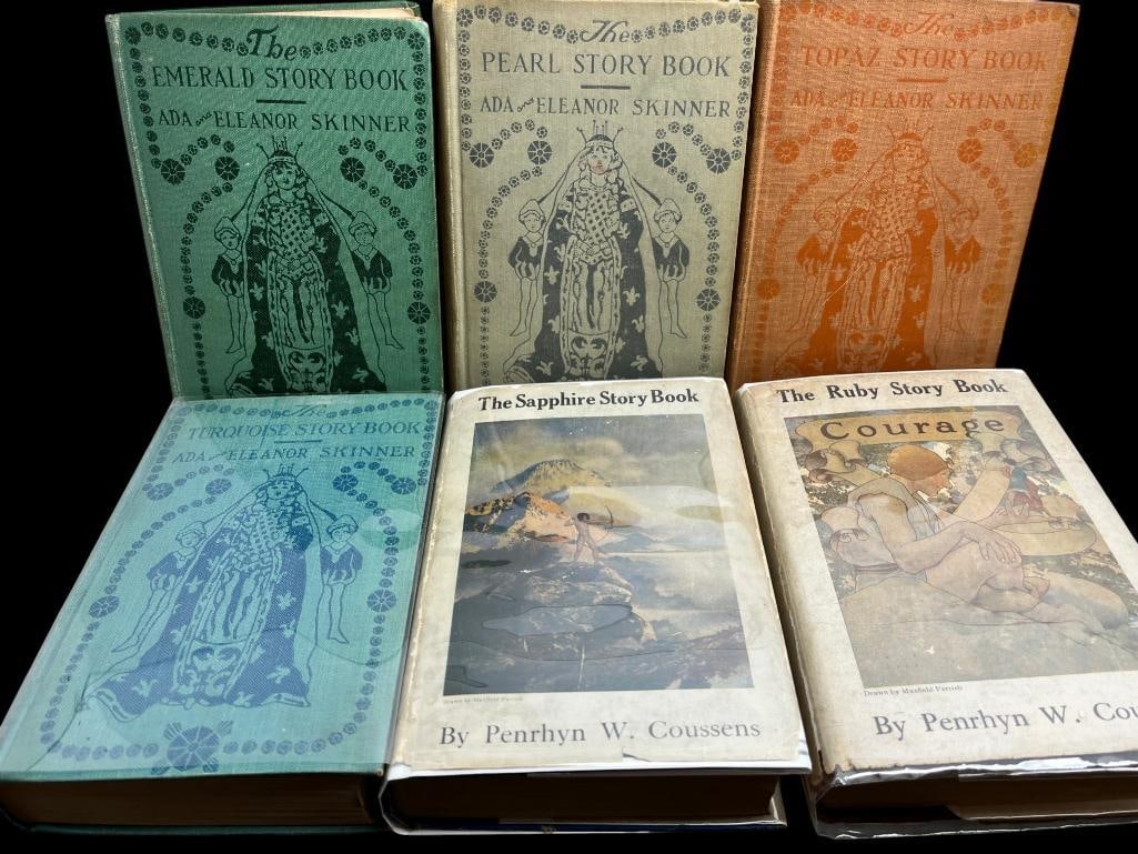 6 Maxfield Parrish Jewel Series books (1 of 7)