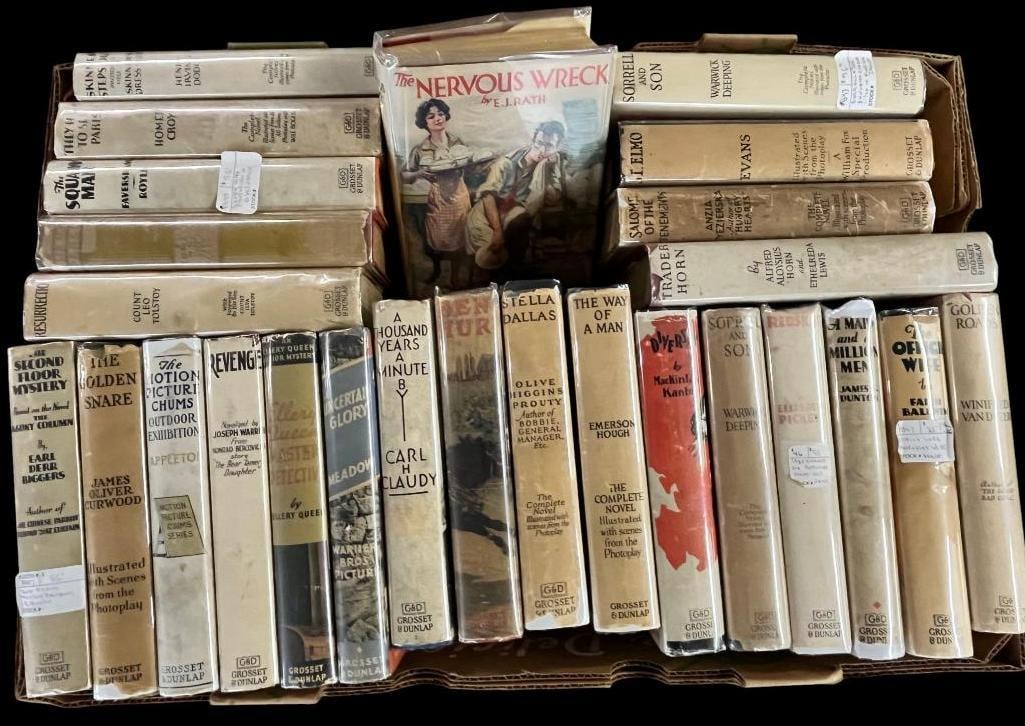 Group of 26 Books, most Photoplay: Group of 26 Books, most Photoplay. Including, Ben Hur, The Office Wife, Trader Horn, The Squaw Man and more.