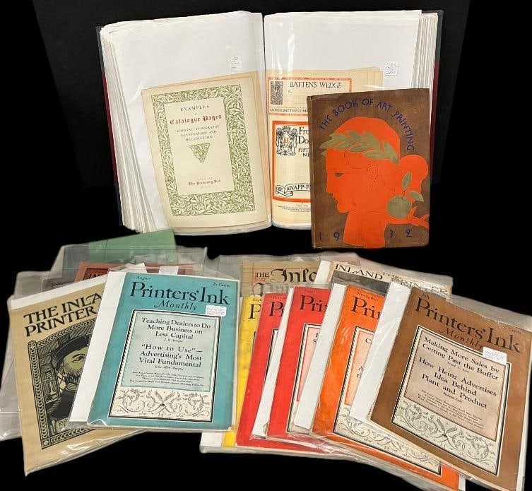 Printing related books, illustrations, advertising and more (1 of 12)