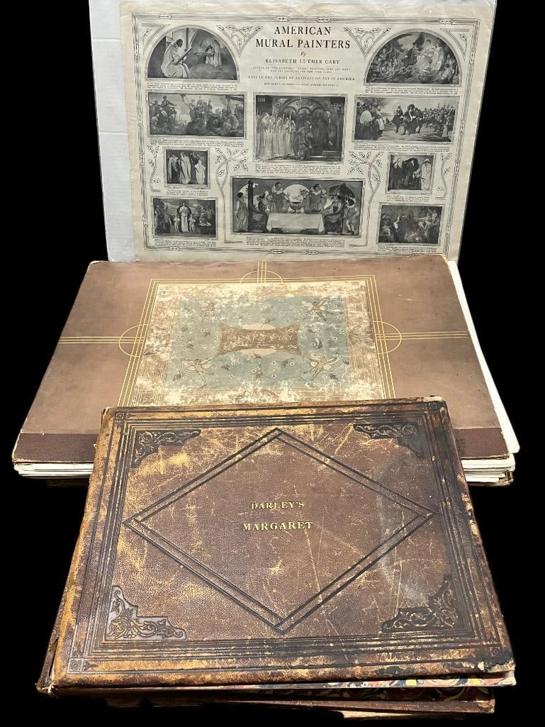 Darleys Margaret, First of May book etc.: Darleys Margaret, First of May book etc. 3 pieces. Largest approx. 25 x 18 inches.