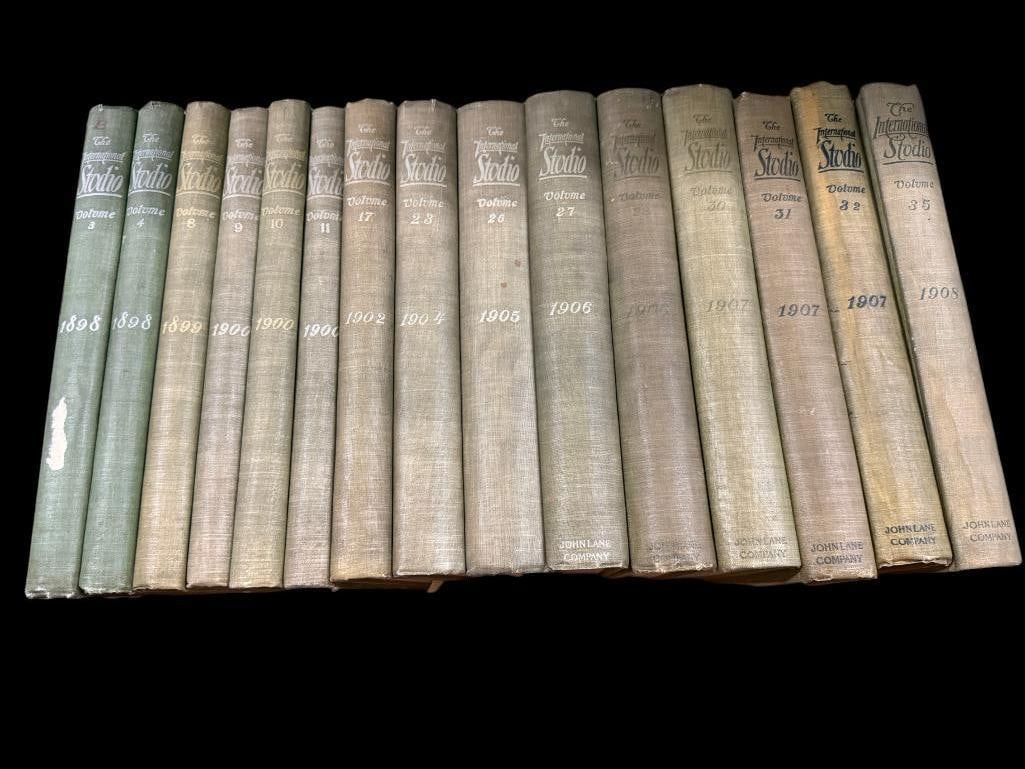 15 bound volumes of The International Studio: 15 bound volumes of The International Studio. 1898-1908.