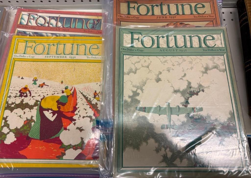 12 1931 Fortune Magazine issues: 12 1931 Fortune Magazine issues. Full year. Very nice condition.