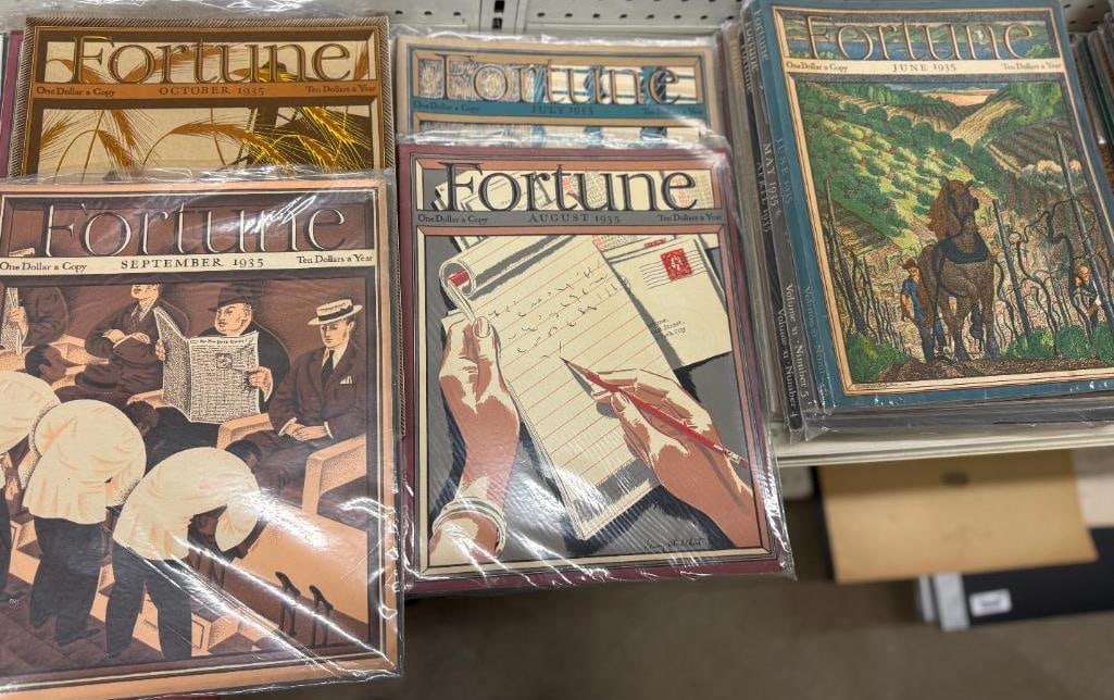 12 1935 Fortune Magazine issues (1 of 4)