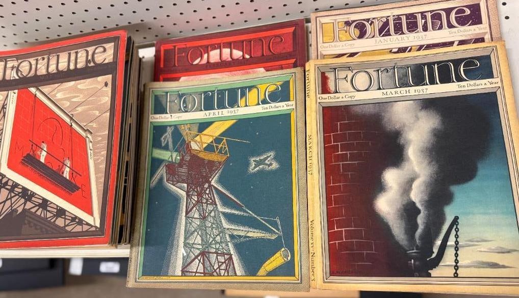 12 1937 Fortune Magazine issues (1 of 4)