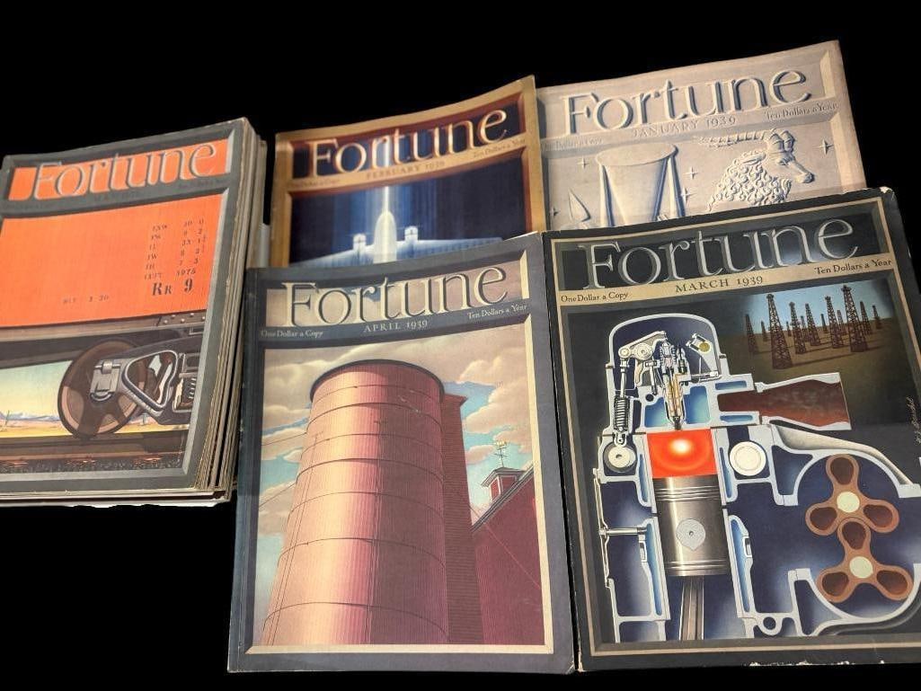 12 1939 Fortune Magazine issues (1 of 4)