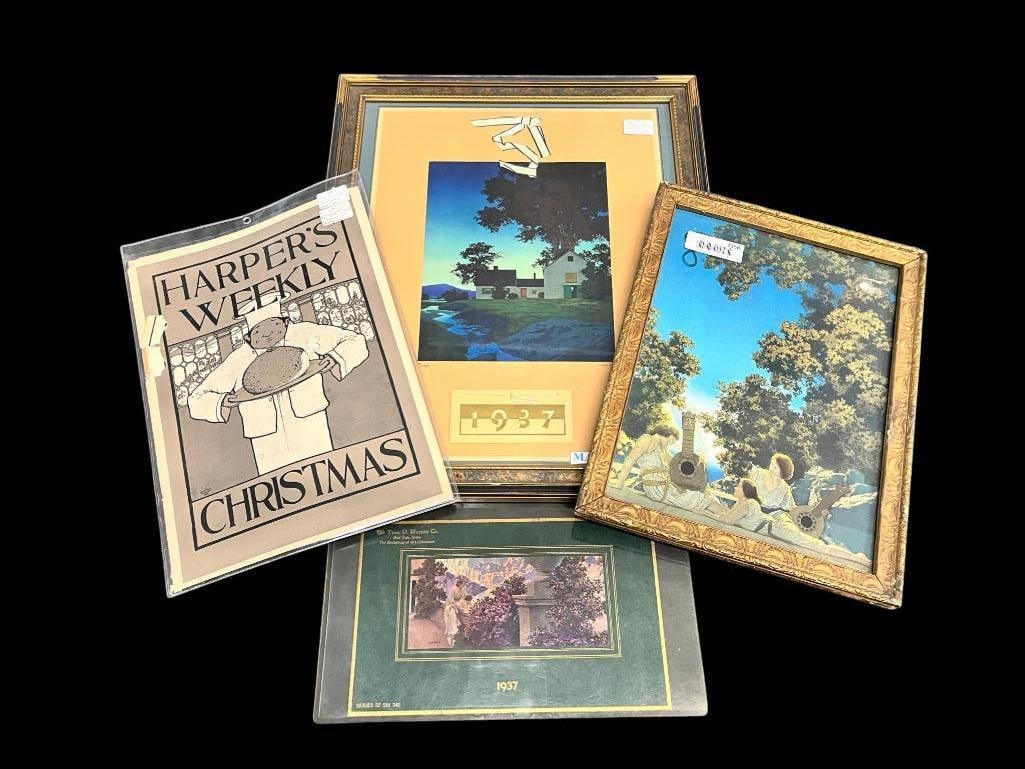 4 Maxfield Parrish prints (1 of 9)