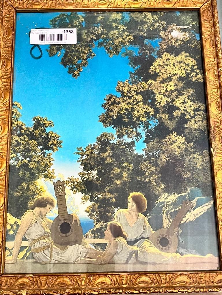4 Maxfield Parrish prints - 4