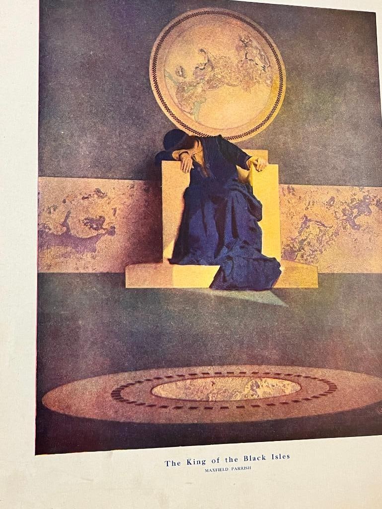 Maxfield Parrish prints and mirror - 3