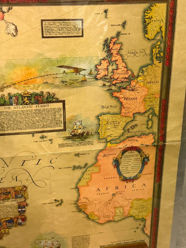 1928 Lindbergh Flights map - 5