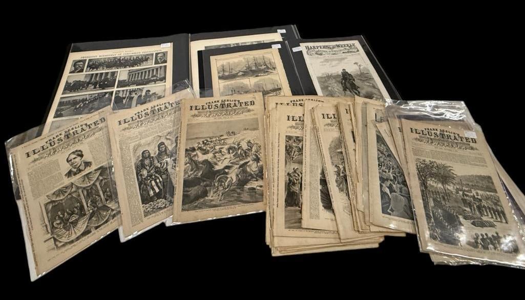 Civil War prints, Frank Leslie's magazines and more: Civil War prints, Frank Leslie's magazines, Harper's weekly pages and more.