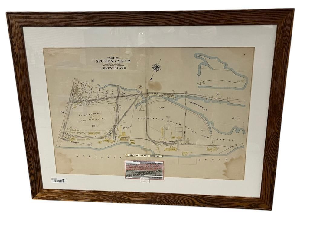 c. 1900 Coney Island map portion - 2