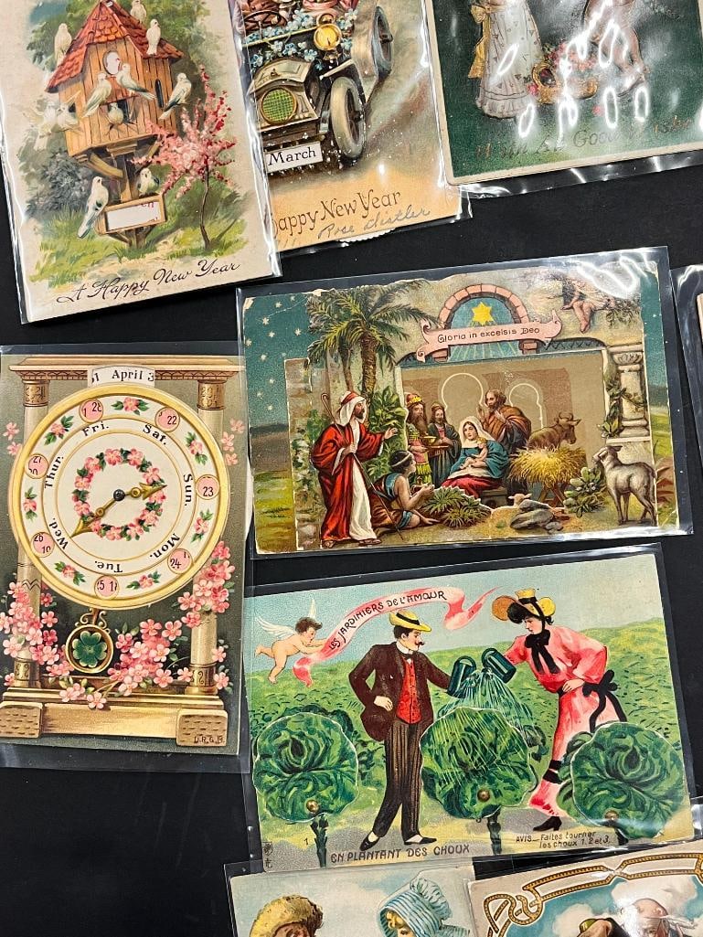 19 Mechanical Postcards - 3