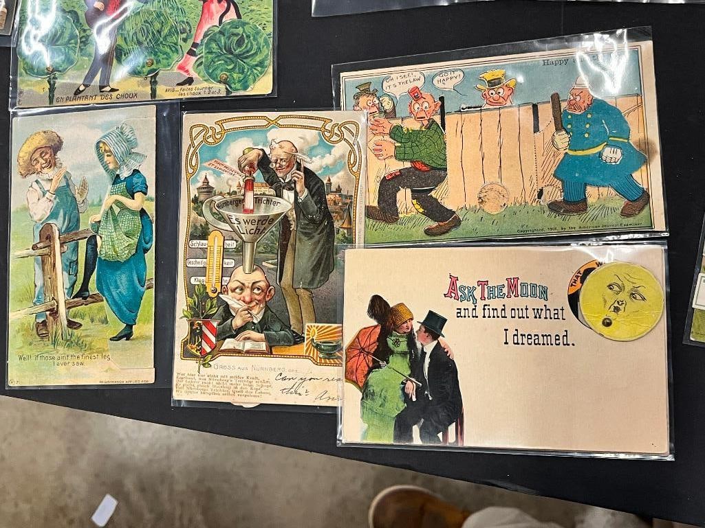 19 Mechanical Postcards - 4