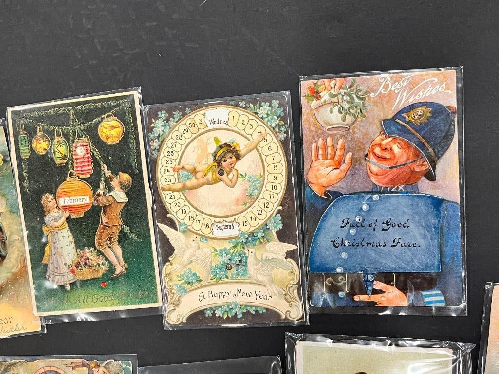 19 Mechanical Postcards - 5