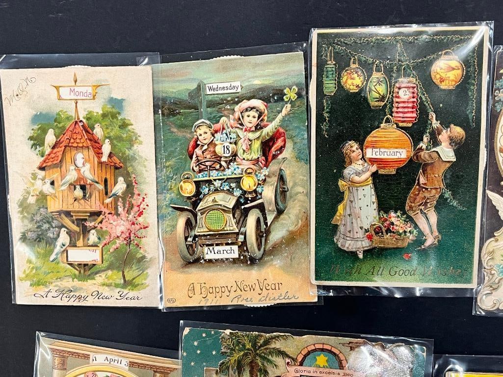 19 Mechanical Postcards - 7