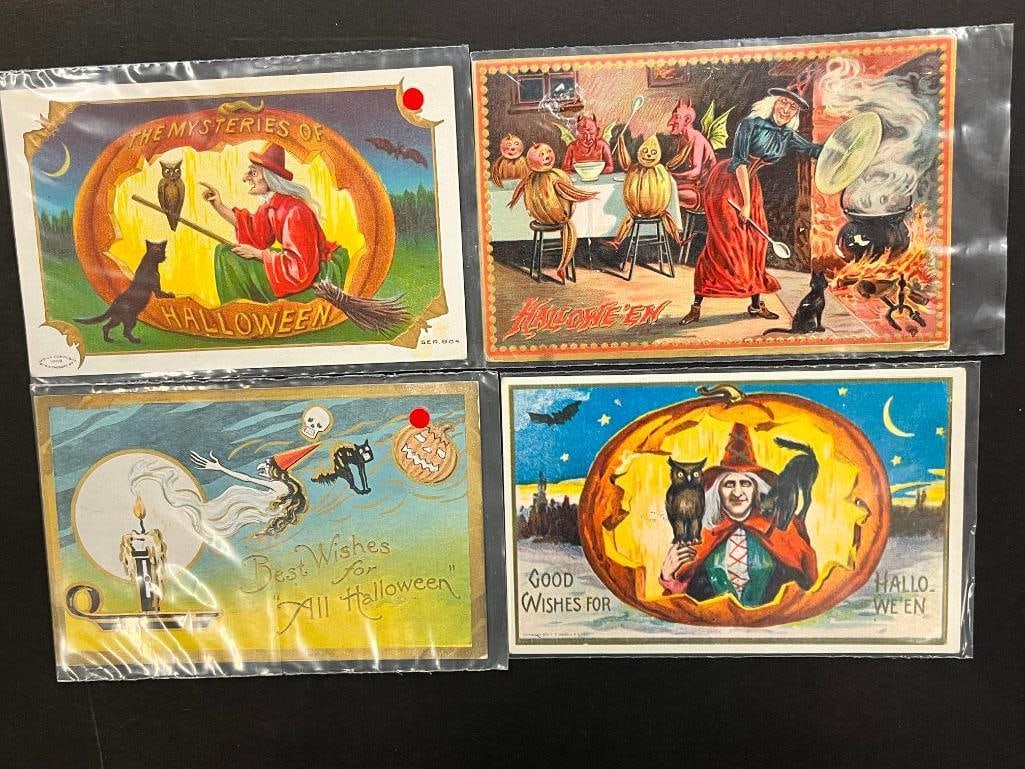 16 Halloween postcards - 3