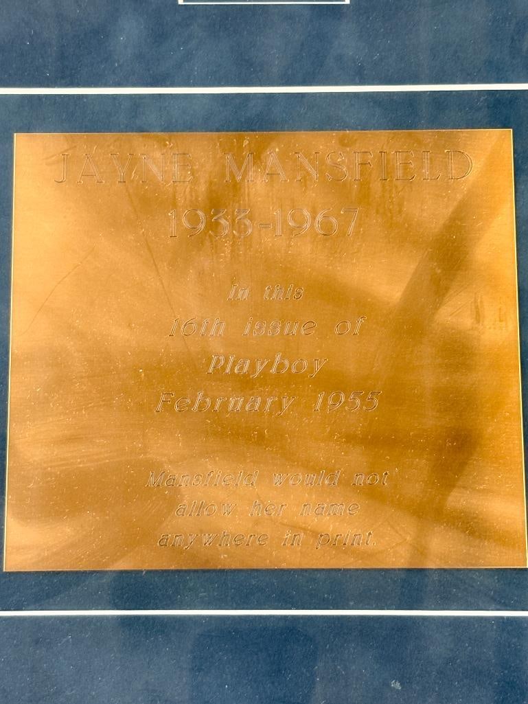 Jayne Mansfield autographed program - 2