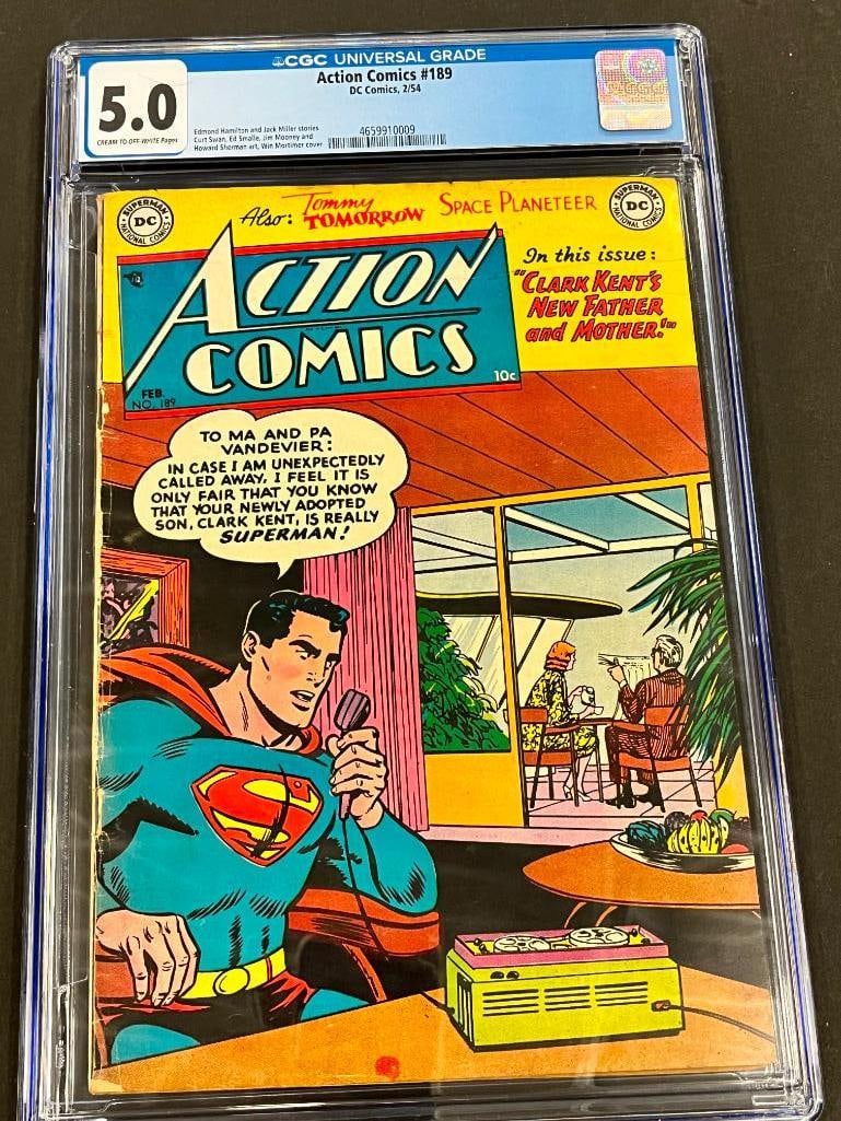 Action Comics #189 CGC Graded 5.0 (1 of 4)
