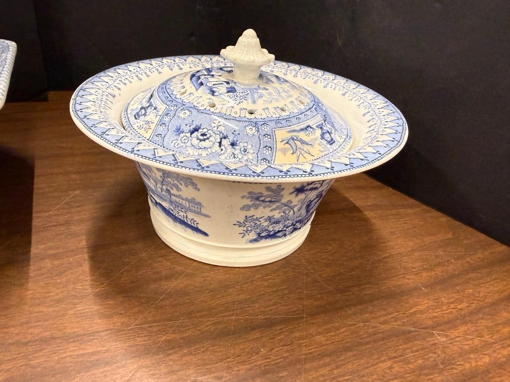 5 transferware serving dishes - 5