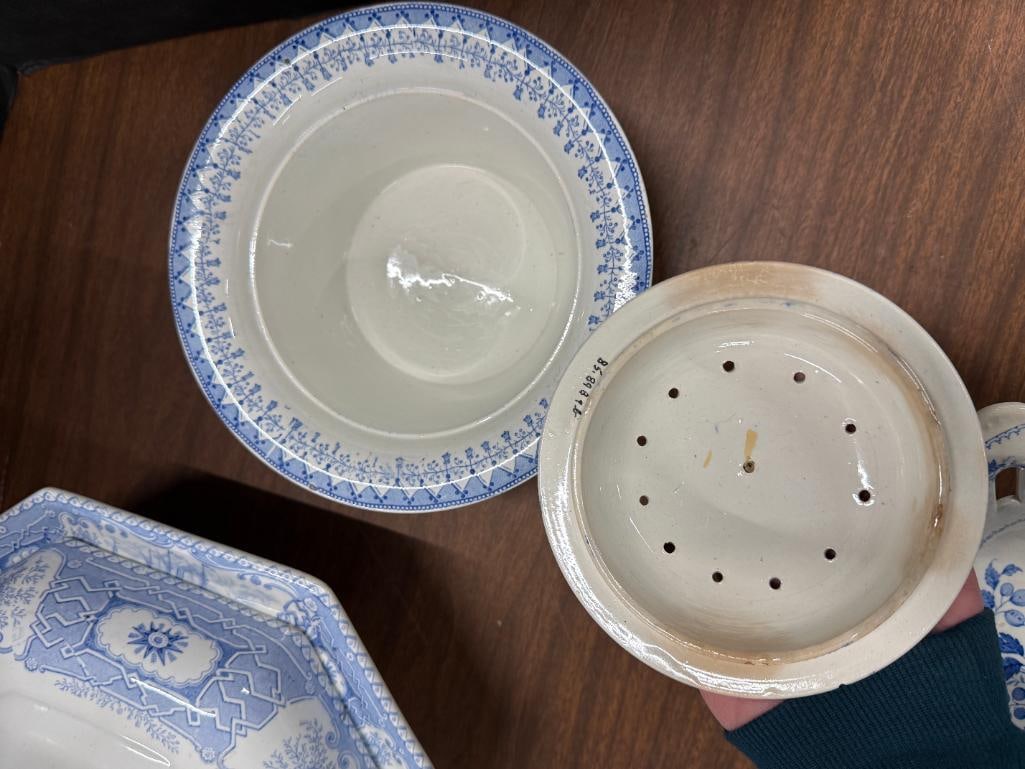 5 transferware serving dishes - 6