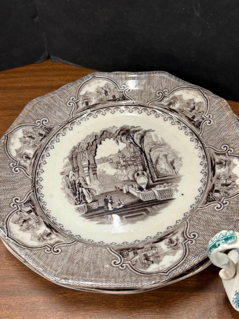 Transferware plates, teapot and more - 11