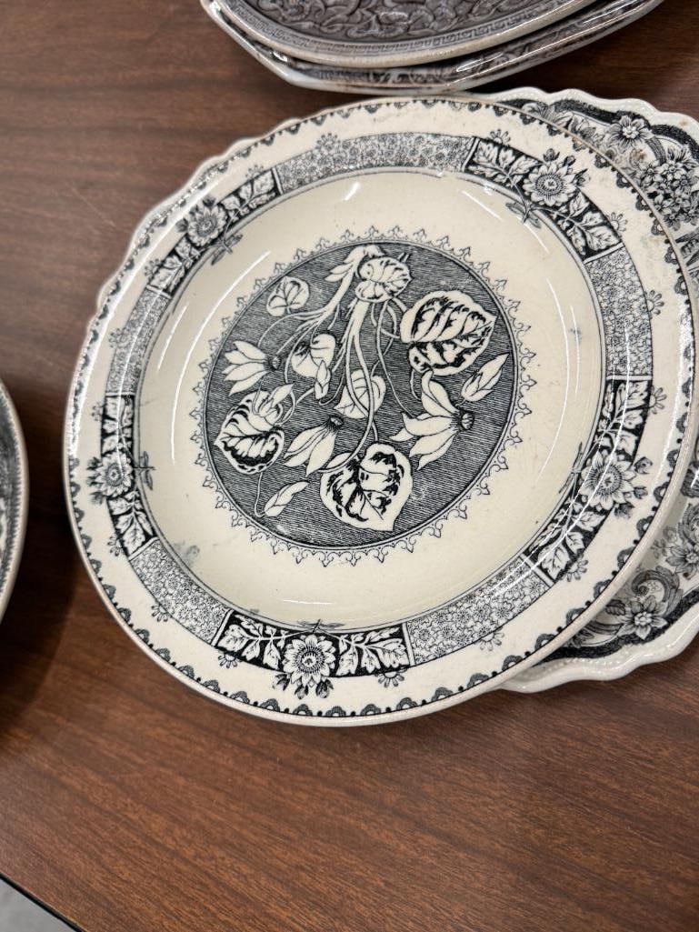 Transferware plates, teapot and more - 3