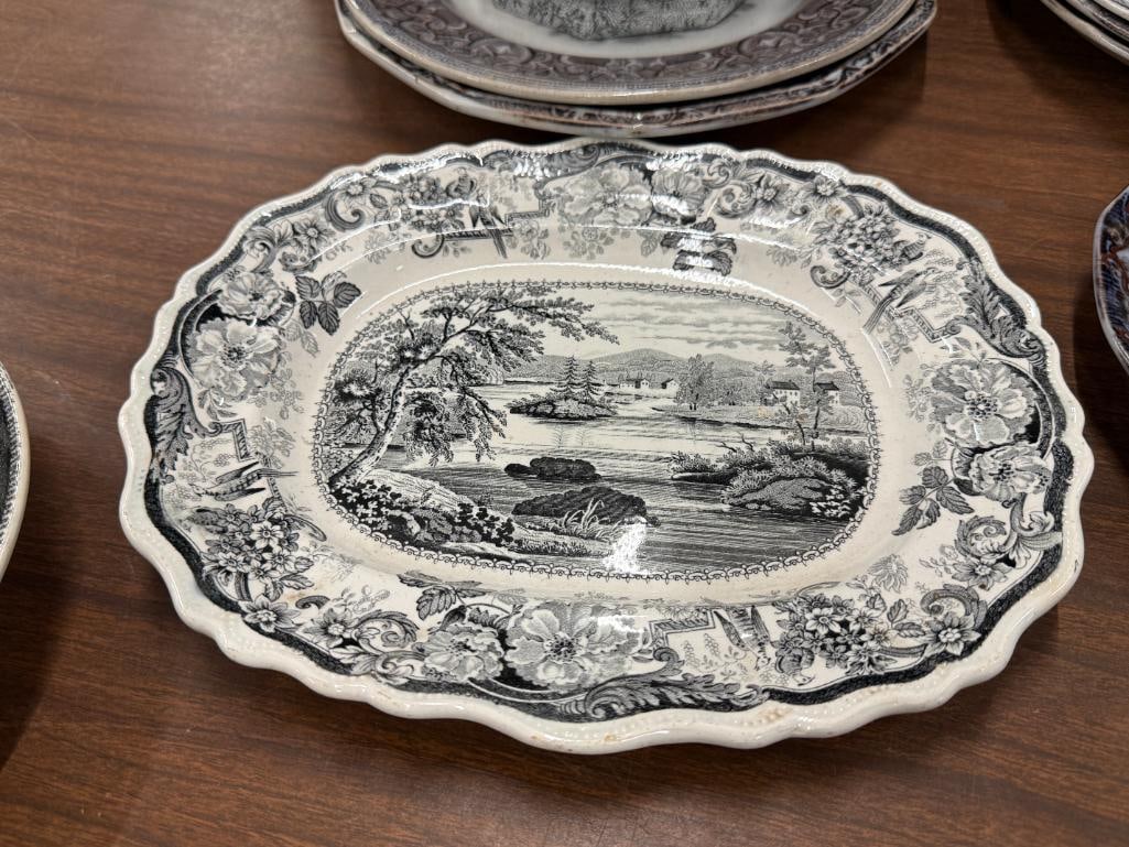 Transferware plates, teapot and more - 4