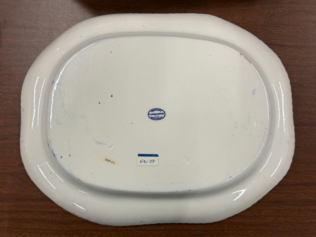 7 Transferware platters - 5