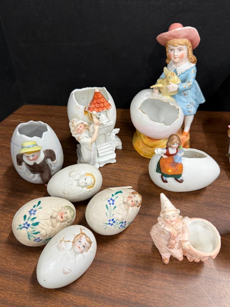 Bisque Easter figurines and more - 2