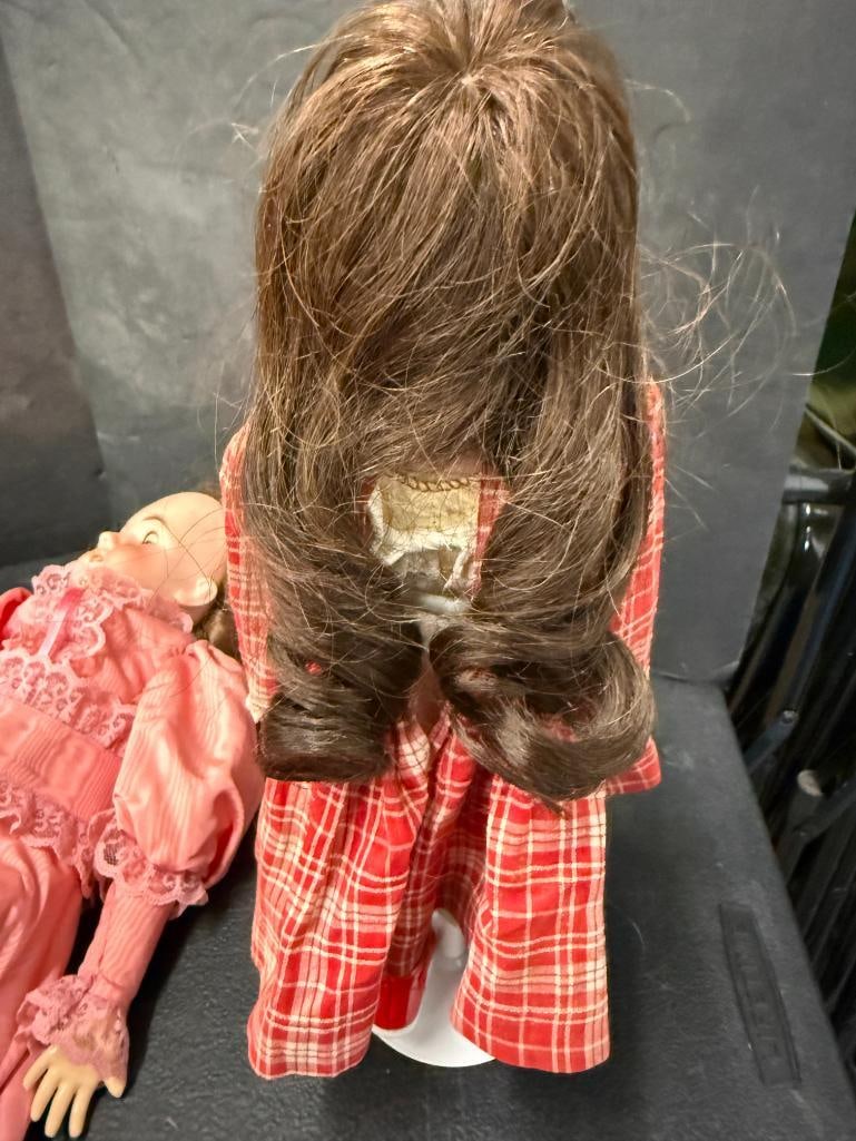 3 German Bisque dolls - 10