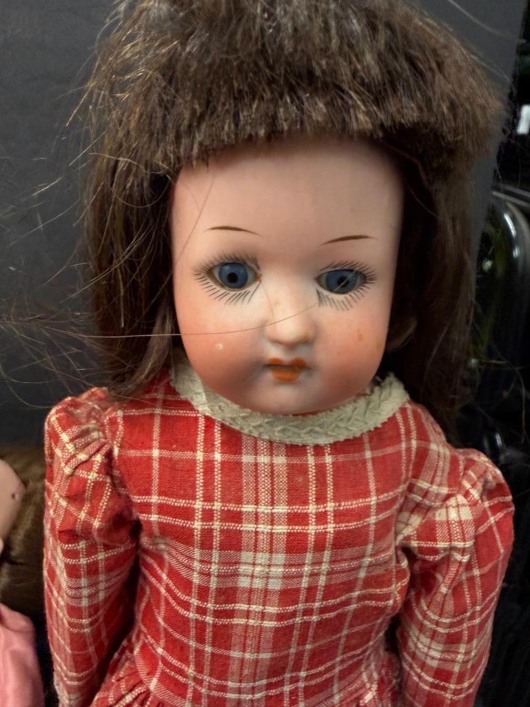 3 German Bisque dolls - 9