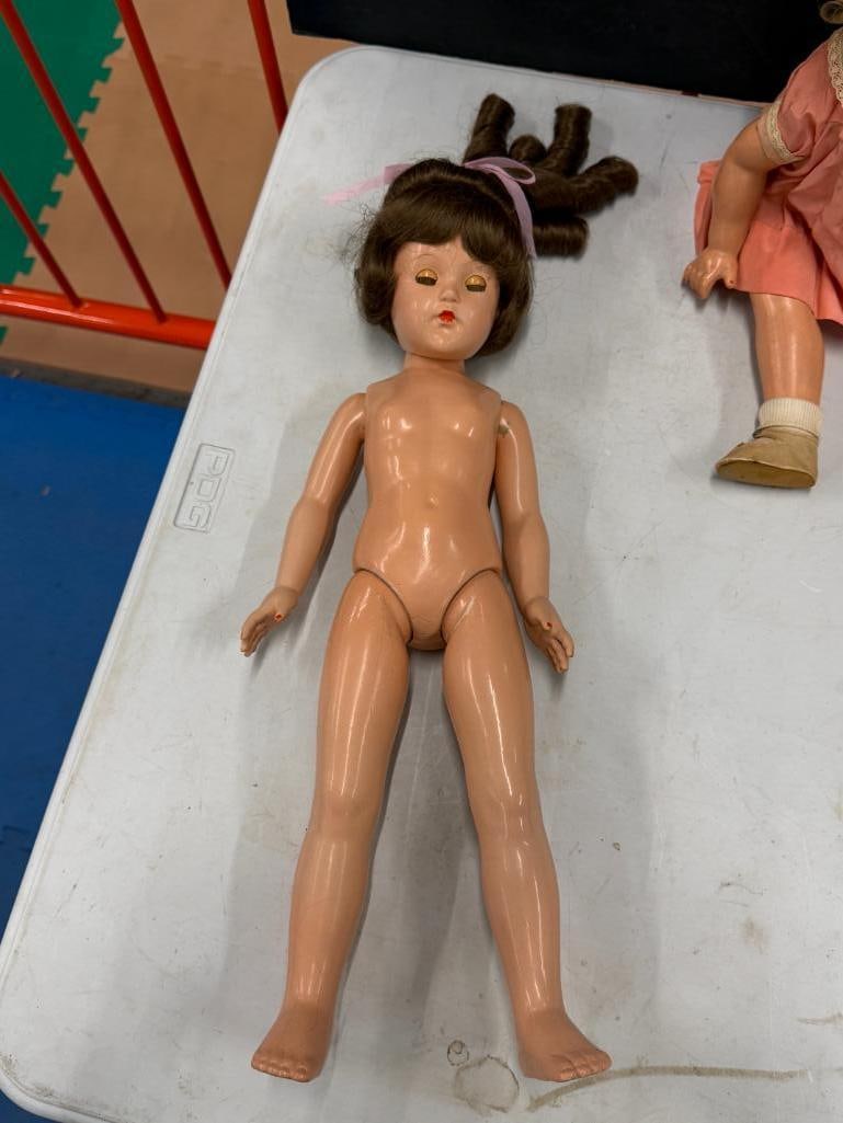 3 composition dolls - 3