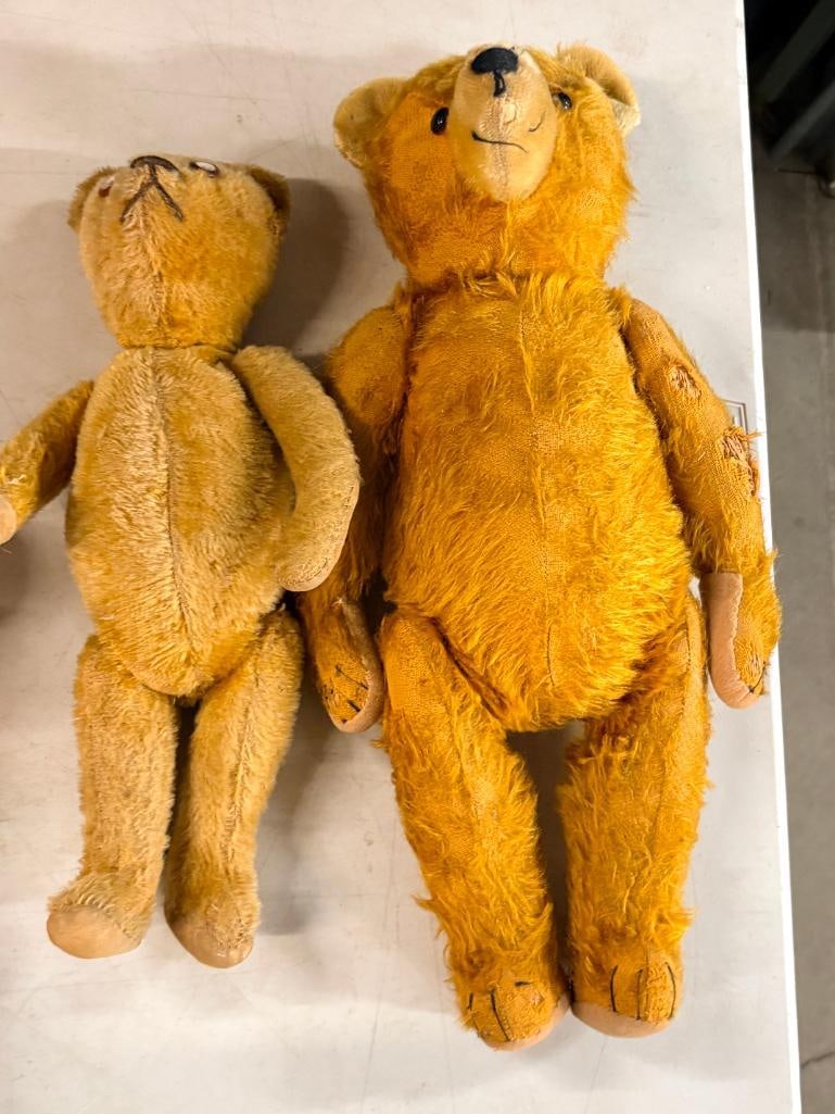 4 antique teddy bears - 10