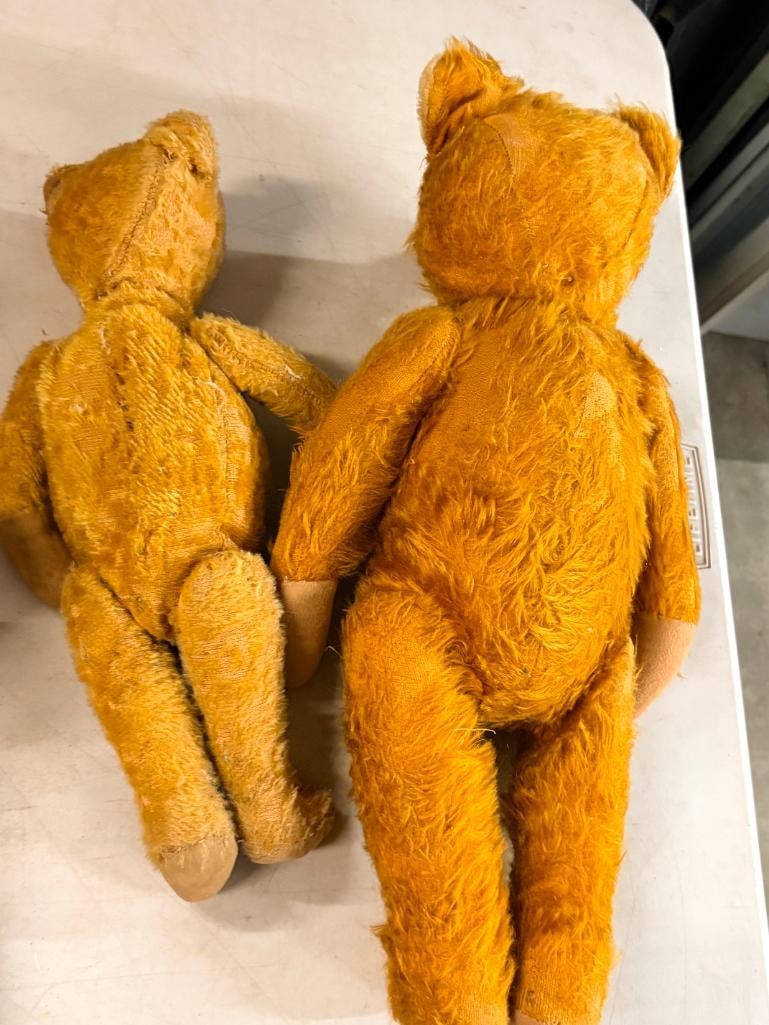 4 antique teddy bears - 11