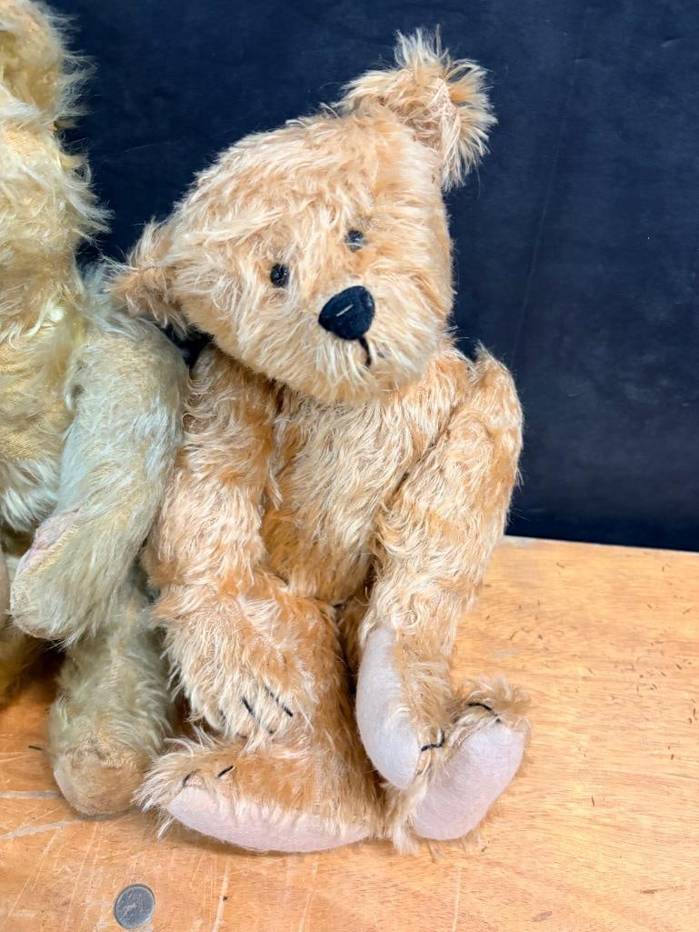 4 antique teddy bears - 6