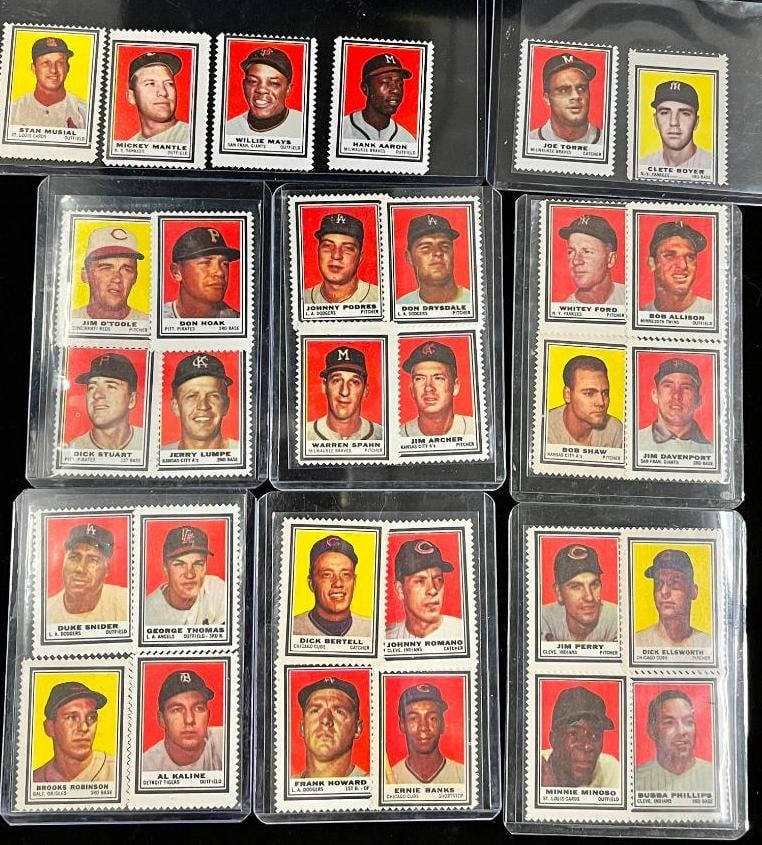 1962 Topps Baseball stamps (1 of 6)